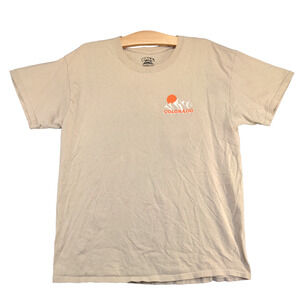 Call Your Mother Men's Colorado Paradise T-Shirt Tan Large Short Sleeve